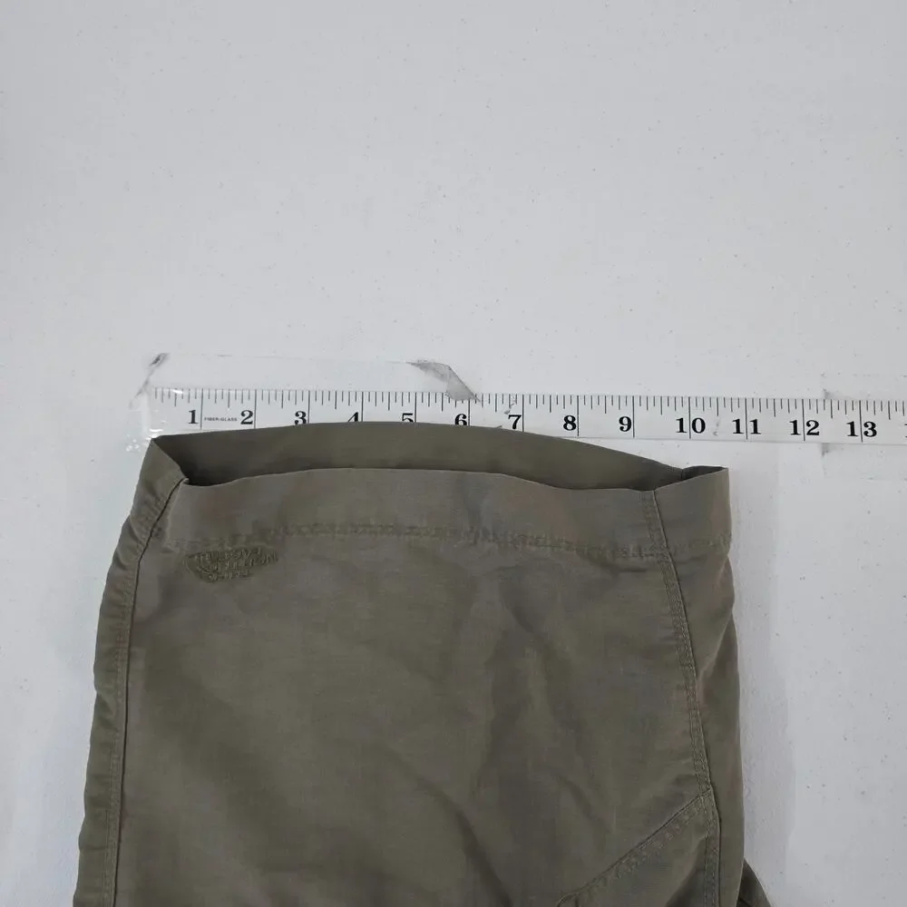 The North Face Men’s AXEZ Cargo Shorts Green Size 34 Outdoor Hiking Utility 6374
